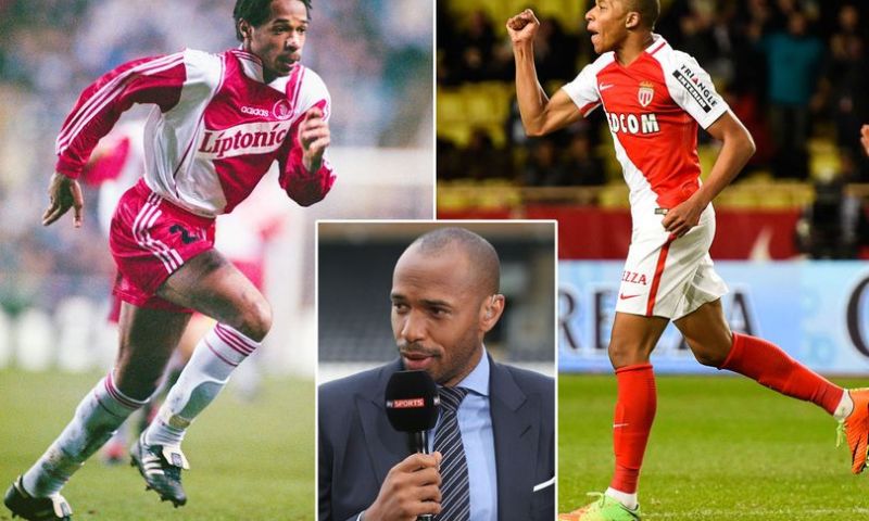 Thành tựu và phong độ khi mang Thierry Henry so sánh vs  Kylian Mbappe.