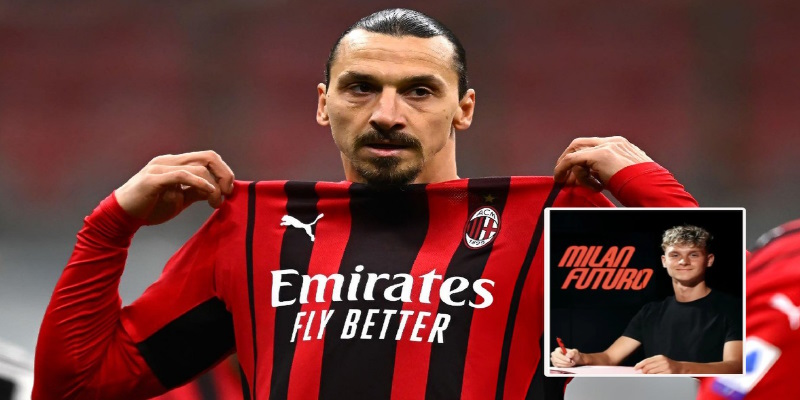 Con trai Zlatan Ibrahimovic ký hợp đồng 3 năm với AC Milan