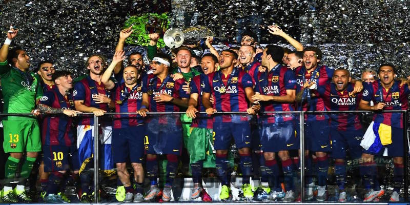 Barcelona giành “cú ăn ba” lịch sử dưới thời HLV Luis Enrique 2014/15