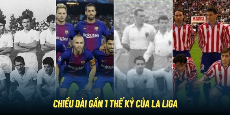 Chiều dài gần 1 thế kỷ của La Liga